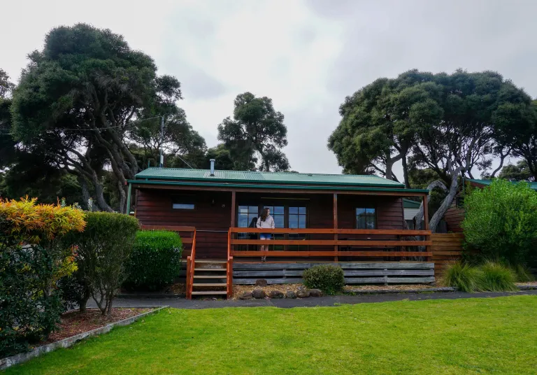 Balcony of Cedar Cabin