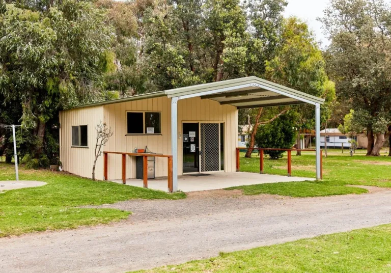 Camp kitchen BBQs laundry amenities