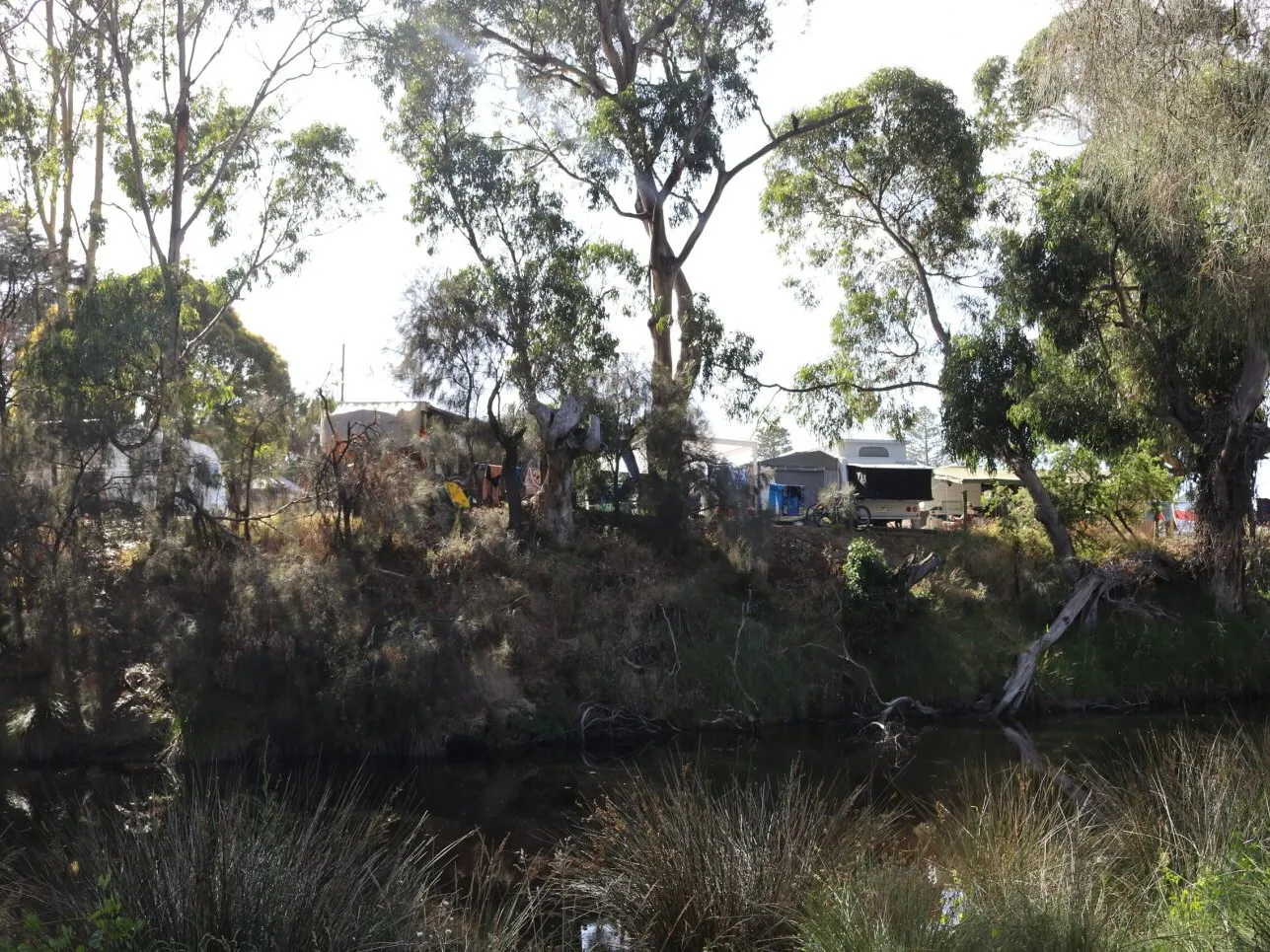 Alongside the Erskine River