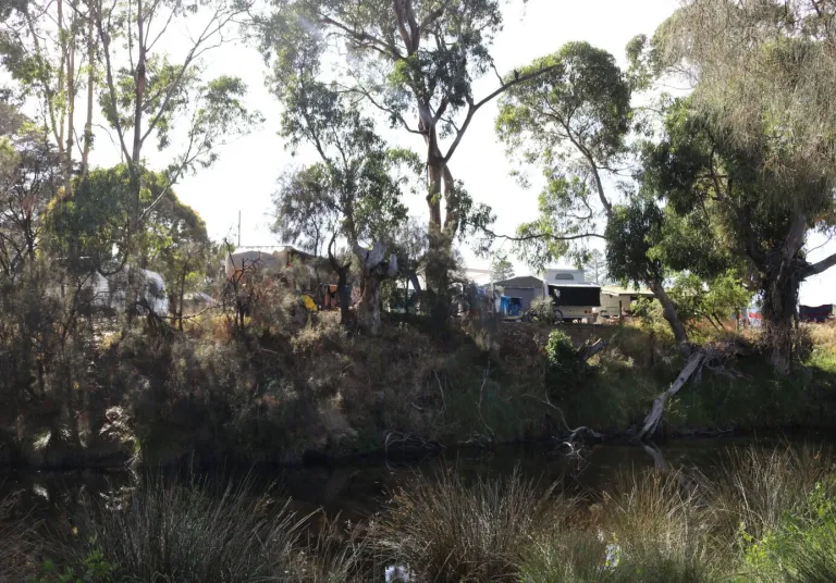 Alongside the Erskine River