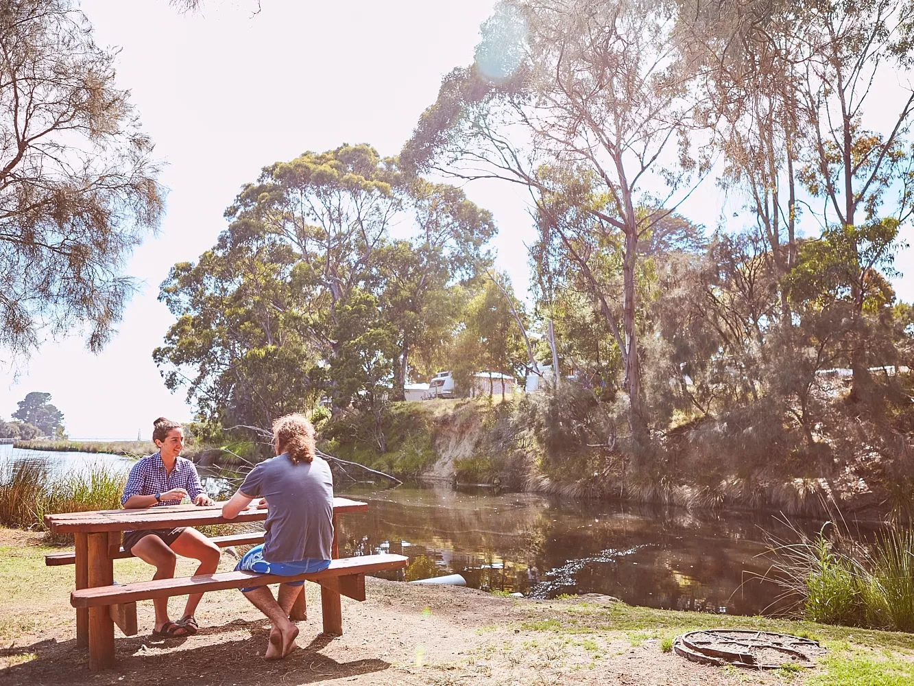 Picnic along the river