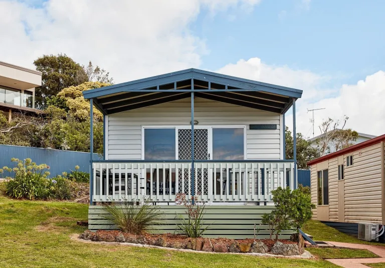 Deck with outdoor furniture