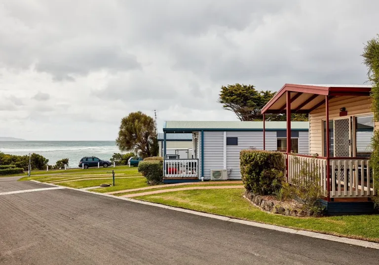 Cabins with ocean views