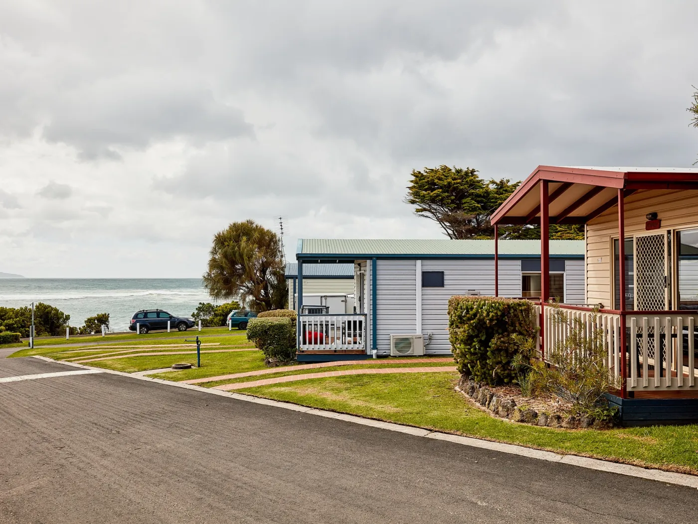 Cabins with ocean view